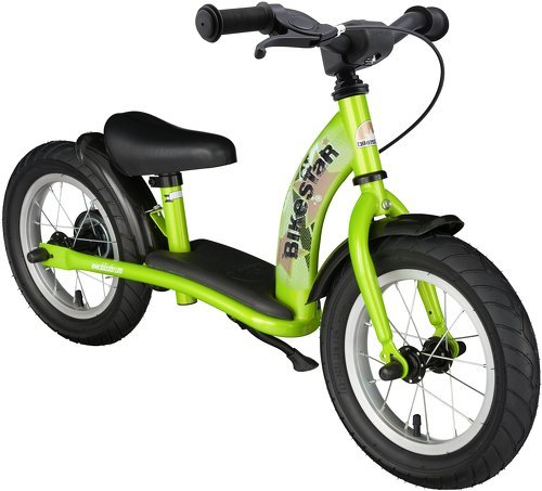 BIKESTAR-BIKESTAR Vélo Draisienne Enfants pour garcons et filles de 3 - 4 ans | Vélo sans pédales évolutive 12 pouces classique | Vert-image-1