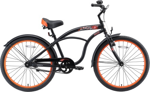 BIKESTAR-BIKESTAR Vélo enfant pour garcons et filles de 10 - 13 ans | Bicyclette enfant 24 pouces cruiser avec freins | Noir & Vert-2