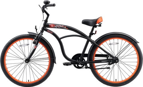 BIKESTAR-BIKESTAR Vélo enfant pour garcons et filles de 10 - 13 ans | Bicyclette enfant 24 pouces cruiser avec freins | Noir & Vert-3