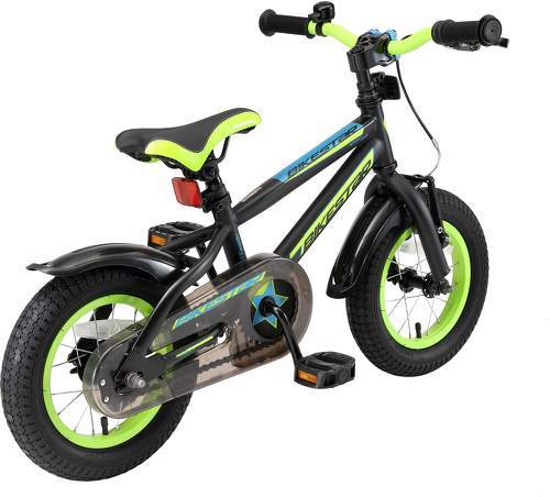 BIKESTAR-BIKESTAR Vélo enfant pour garcons et filles de 3 - 4 ans | Bicyclette enfant 12 pouces Mountainbike avec freins | Noir & Vert-2