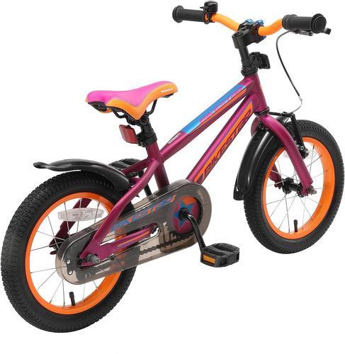 BIKESTAR-BIKESTAR Vélo enfant pour garcons et filles de 4 - 5 ans | Bicyclette enfant 14 pouces VTT avec freins | Noir & Vert-2