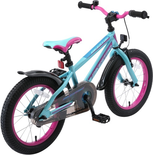 BIKESTAR-BIKESTAR Vélo enfant pour garcons et filles de 4 - 5 ans | Bicyclette enfant 16 pouces Mountainbike avec freins | Noir & Vert-3