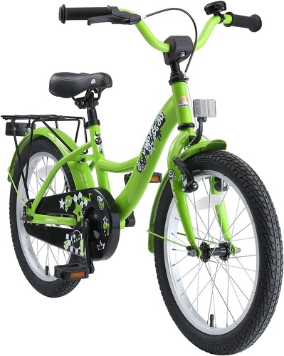 BIKESTAR-BIKESTAR Vélo enfant pour garcons et filles de 5 - 7 ans | Bicyclette enfant 18 pouces classique avec freins | Vert-image-1