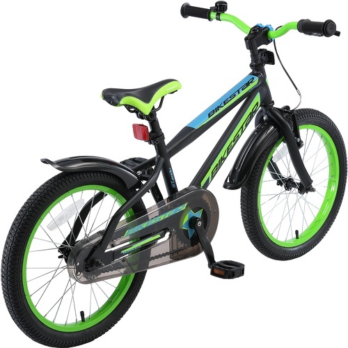 BIKESTAR-BIKESTAR Vélo enfant pour garcons et filles de 5 - 7 ans | Bicyclette enfant 18 pouces VTT avec freins-3