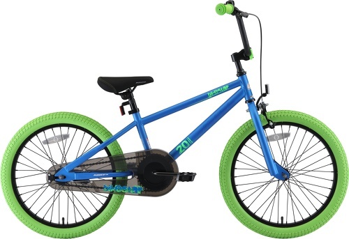 BIKESTAR-BIKESTAR Vélo enfant pour garcons et filles de 6 ans | Bicyclette enfant 20 pouces BMX avec freins | Noir & Bleu-1