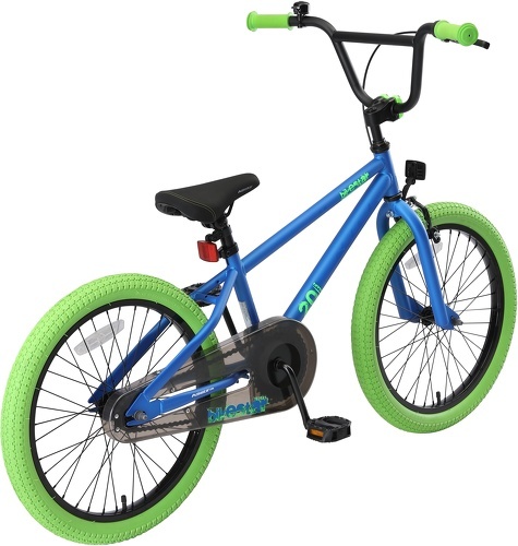 BIKESTAR-BIKESTAR Vélo enfant pour garcons et filles de 6 ans | Bicyclette enfant 20 pouces BMX avec freins | Noir & Bleu-3