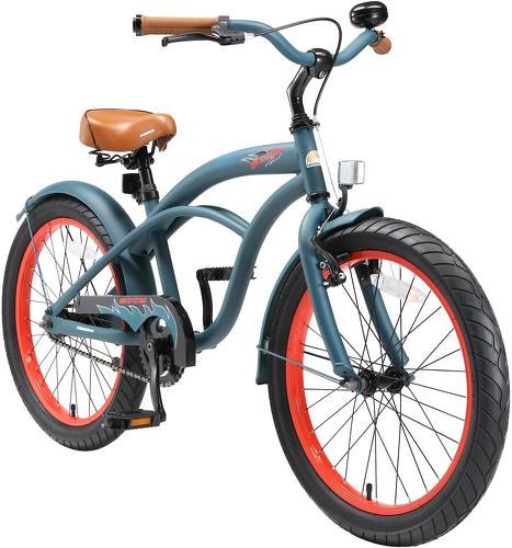 BIKESTAR-BIKESTAR Vélo enfant pour garcons et filles de 6 ans | Bicyclette enfant 20 pouces cruiser avec freins | Bleu-image-1