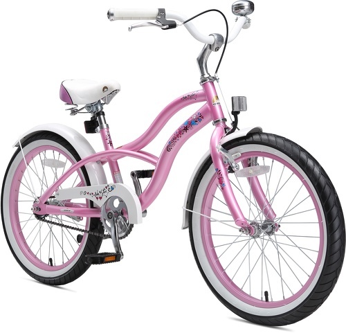 BIKESTAR-BIKESTAR Vélo enfant pour garcons et filles de 6 ans | Bicyclette enfant 20 pouces cruiser avec freins | Bleu-1