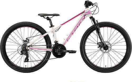 BIKESTAR-BIKESTAR VTT en aluminium, frein à disque, 21 vitesses Shimano, 26 pouces | Mountainbike suspension avant cadre 13", 16 pouces | Blanc-1