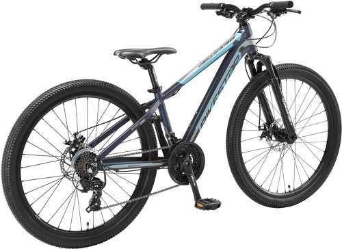 BIKESTAR-BIKESTAR VTT en aluminium, frein à disque, 21 vitesses Shimano, 26 pouces | Mountainbike suspension avant cadre 13", 16 pouces | Blanc-2