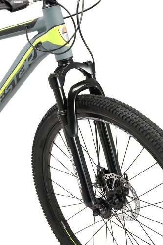 BIKESTAR-BIKESTAR VTT en aluminium, frein à disque, 21 vitesses Shimano, 26 pouces | Mountainbike suspension avant cadre 13", 16 pouces-3