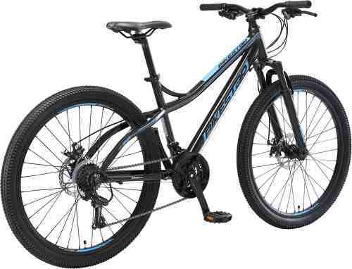 BIKESTAR-BIKESTAR VTT en aluminium, frein à disque, 21 vitesses Shimano, 26 pouces | Mountainbike suspension avant cadre 16 pouces | Blanche-2