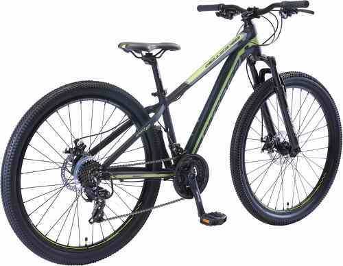 BIKESTAR-BIKESTAR VTT en aluminium, frein à disque, 21 vitesses Shimano, 27.5 pouces | Mountainbike cadre 14" pouces MTB suspension avant | Noir Rouge-2