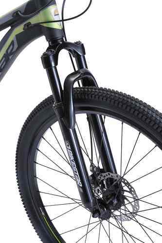 BIKESTAR-BIKESTAR VTT en aluminium, frein à disque, 21 vitesses Shimano, 27.5 pouces | Mountainbike cadre 14" pouces MTB suspension avant | Noir Rouge-4