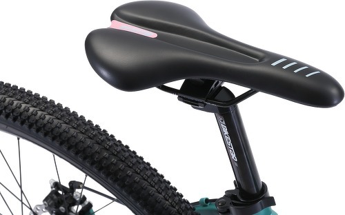 BIKESTAR-BIKESTAR VTT en aluminium, frein à disque, 21 vitesses Shimano, 27.5 pouces | Mountainbike cadre 16" pouces MTB suspension avant | Bleu Vert-3