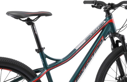 BIKESTAR-BIKESTAR VTT en aluminium, frein à disque, 21 vitesses Shimano, 27.5 pouces | Mountainbike suspension avant cadre 17 pouces | Vert-4