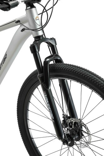 BIKESTAR-BIKESTAR VTT en aluminium, frein à disque, 21 vitesses Shimano, 29 pouces | Mountainbike cadre 17" pouces MTB suspension avant | Vert Beige-3