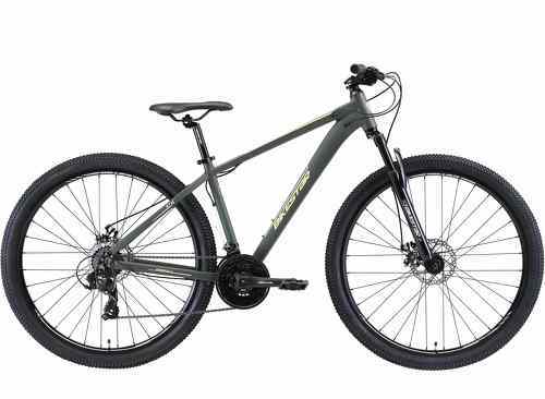 BIKESTAR-BIKESTAR VTT en aluminium, frein à disque, 21 vitesses Shimano, 29 pouces | Mountainbike cadre 17" pouces MTB suspension avant | Vert Beige-1