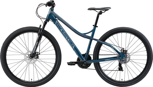 BIKESTAR-BIKESTAR VTT en aluminium, frein à disque, 21 vitesses Shimano, 29 pouces | Mountainbike suspension avant cadre 18 pouces | Gris Jaune-3