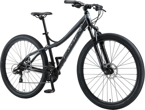 BIKESTAR-BIKESTAR VTT en aluminium, frein à disque, 21 vitesses Shimano, 29 pouces | Mountainbike suspension avant cadre 18 pouces | Gris Jaune-1