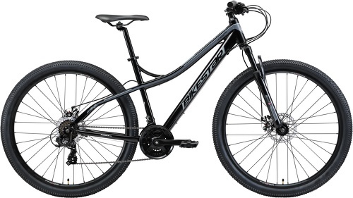 BIKESTAR-BIKESTAR VTT en aluminium, frein à disque, 21 vitesses Shimano, 29 pouces | Mountainbike suspension avant cadre 18 pouces | Gris Jaune-2