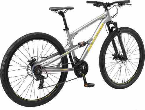 BIKESTAR-BIKESTAR VTT en aluminium, frein à disque, 21 vitesses Shimano, 29 pouces | Mountainbike tout suspension integral cadre 17.5 pouces-3