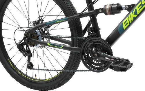 BIKESTAR-BIKESTAR VTT Vélo tout terrain, frein à disque, 21 vitesses Shimano, 26 pouces | Mountainbike tout suspendu integral cadre 15 pouces | Menthe-4