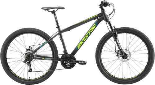 BIKESTAR-BIKESTAR VTT Vélo tout terrain, frein à disque, 21 vitesses Shimano, 27.5 pouces | Mountainbike suspension avant cadre 17 pouces | Menthe-1