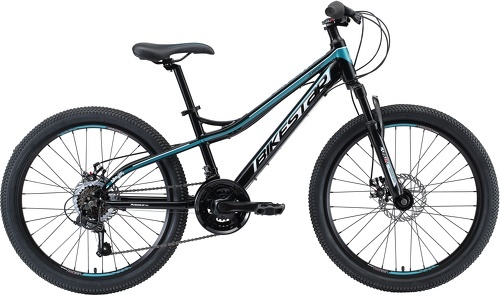 BIKESTAR-BIKESTAR VTT Vélo tout terrain pour enfants de 10 - 13 ans | Bicyclette 24 pouces 21 vitesses Shimano, hardtail, Freins Disc, Suspension-2