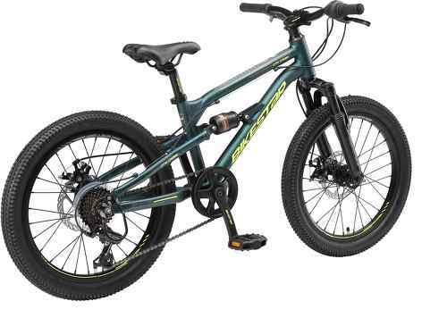 BIKESTAR-BIKESTAR VTT Vélo tout terrain tout suspendu pour enfants de 6 ans | Bicyclette 20 pouces 7 vitesses Shimano, Freins Disque | Vert foncé-2