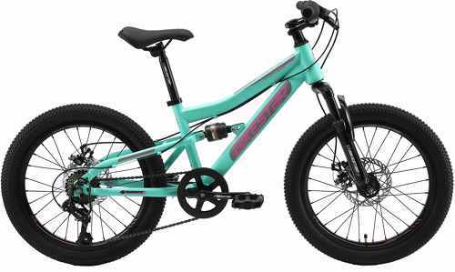 BIKESTAR-BIKESTAR VTT Vélo tout terrain tout suspendu pour enfants de 6 ans | Bicyclette 20 pouces, cadre 11", 7 vitesses Shimano, Freins Disque | Menthe-1