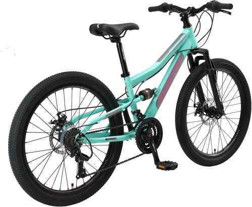 BIKESTAR-BIKESTAR VTT Vélo tout terrain tout suspendu pour enfants de 8 ans | Bicyclette 24 pouces, cadre 13", 7 vitesses Shimano, Freins Disque-2