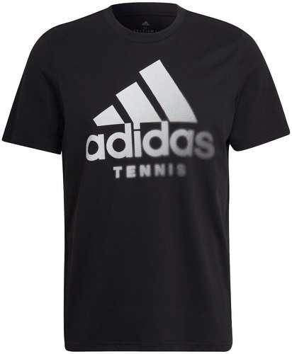 adidas Performance-T-Shirt Adidas Tennis Graphic Noir-image-1