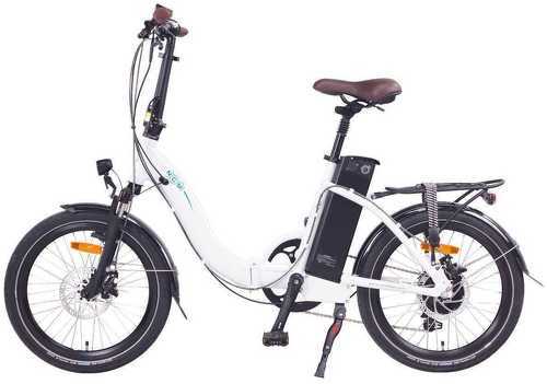 NCM BIKE-Vélo Électrique Pliant Ncm Paris Blanc - 20", 250W, Batterie 36V 15Ah 540Wh-4