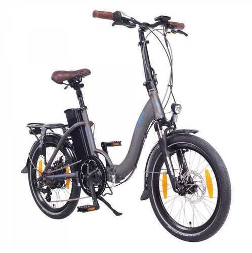 NCM BIKE-Vélo Électrique Pliant Ncm Paris Gris Anthracite - 20", 250W, Batterie 36V 15Ah 540Wh-1