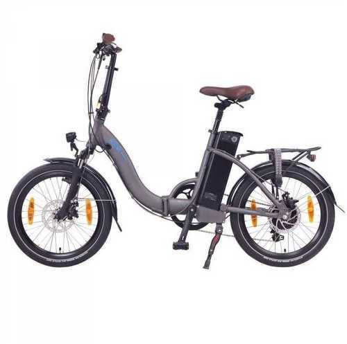 NCM BIKE-Vélo Électrique Pliant Ncm Paris Gris Anthracite - 20", 250W, Batterie 36V 15Ah 540Wh-4