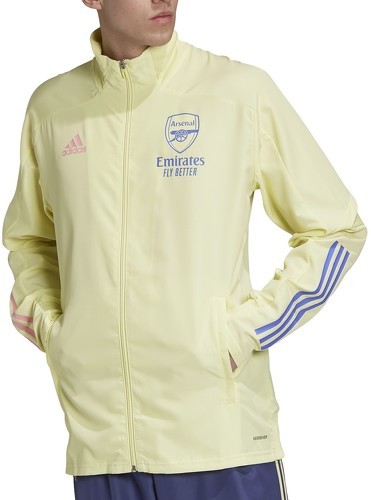 adidas Performance-Arsenal Pre Jaune 2020/2021 - Veste de football-2