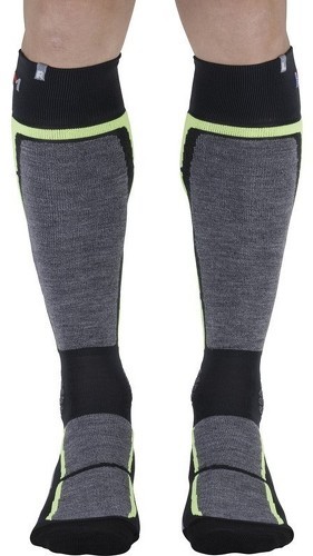 MONNET-MONNET MI-BAS BACK SIDE GRIS VERT CHAUSSETTES 2023-1