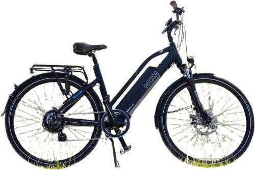 NCM BIKE-Vélo Électrique Trekking Ncm Bikes Milano Noir Mat 250W (roues 26' en M / roues 28' en L)-4