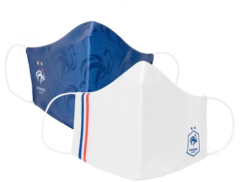 FFF-Lot de 2 Masques de protection France Bleu/Blanc-image-1