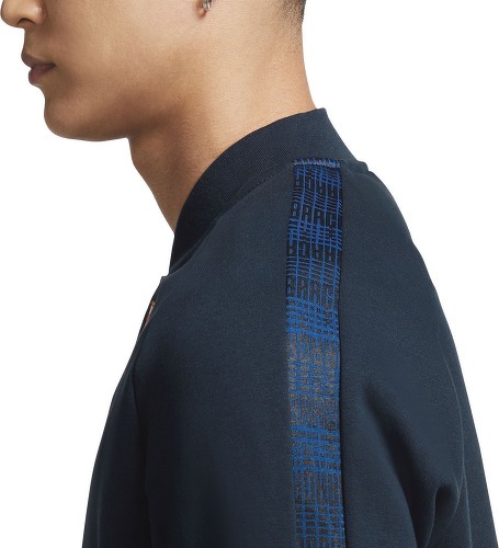 NIKE-Veste Barça Fleece Bleu-2