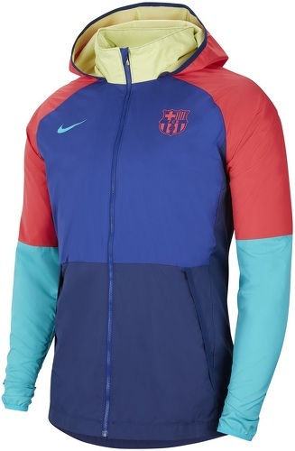 NIKE-Veste à capuche toutes saisons Nike du FC Barcelone LTE CL bleu foncé/rouge-image-1