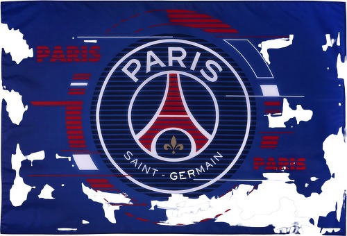 PSG-Drapeau Big Logo Paris Saint-Germain 2021/22-image-1