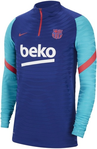 NIKE-FC Barcelone Sweat Bleu Homme Nike 2020/2021-image-1
