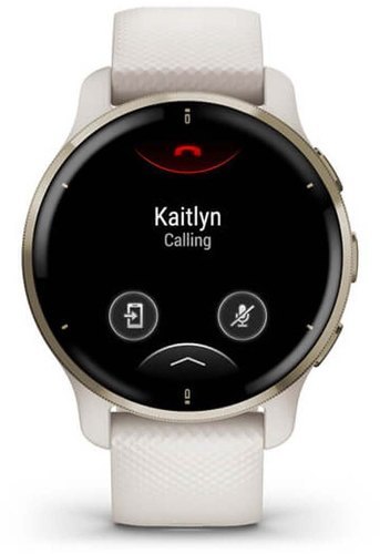 GARMIN-GARMIN Venu 2 Plus - Montre de sport connectée - Ivoire Cream Gold-3
