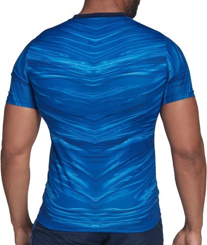 adidas Performance-Maillot Blues domicile - Rugby Performance-1