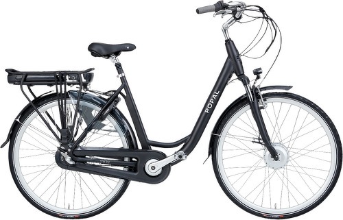 Popal-Vélo de ville électrique Popal Sway - Moteur roue avant - 46 cm - Noir - 470Wh-image-1