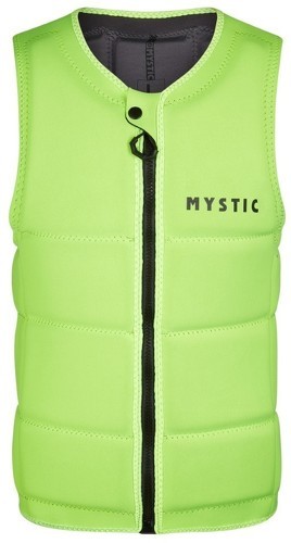 Mystic-2023 Mystic Mens Brand Front Zip Wake Impact Vest - Flash Yello-image-1
