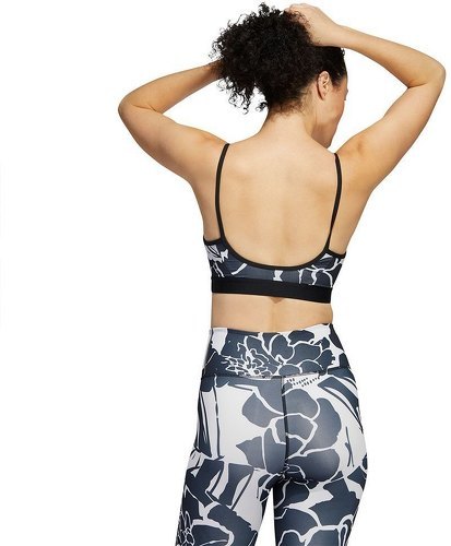 adidas Performance-Brassière imprimé floral maintien léger-1