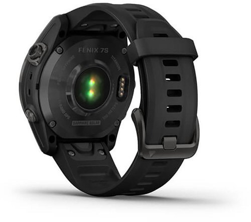 GARMIN-Garmin Fenix 7S Sapphire Solar Titanium Carbon-1